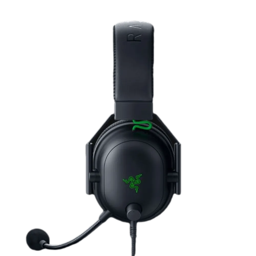אוזניות גיימינג Razer BlackShark V2 USB בצבע שחור