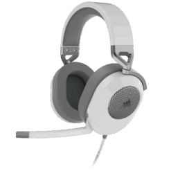 אוזניות גיימינג CORSAIR HS65 SURROUND 7.1 – לבן