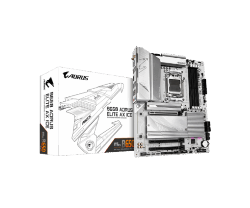 לוח Gigabyte B650 A ELITE AX ICE ATX AM5 WIFI BT PCIE5.0 White