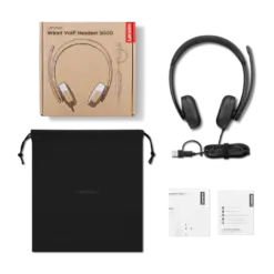 Lenovo Wired VoIP Headset 5000 |3Y