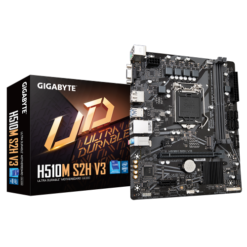 לוח דור 11 10 Gigabyte H510M S2H V3 LGA1200 VGA DVI HDMI