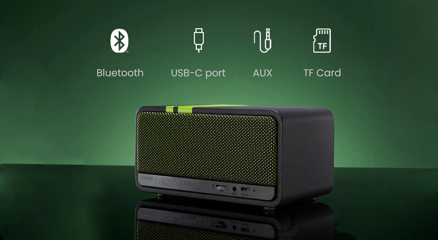 Edifier MP230 - Tabletop Bluetooth Speaker (brown) – תמונה 2