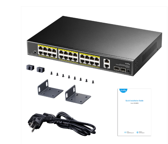 GS1026PS2 מתג PoE 24-GbE עם 2 Uplink GbE ו-2 Uplink SFP – תמונה 2