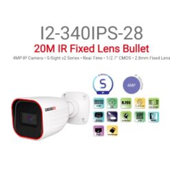 מצלמת צינור Provision I2-340IPSN-28-V2 IP POE 4MP 2.8