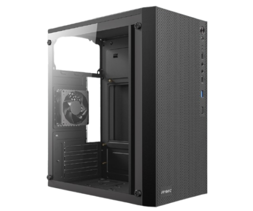מארז Antec ST10M TG Mini Tower Micro-Atx Black Glass Side Panel