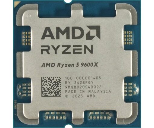 מעבד AMD Ryzen 5 9600X – תושבת AM5 – 6 ליבות / 12 מקבילים – עד 5.4GHz – 32MB Cache – Radeon Graphics