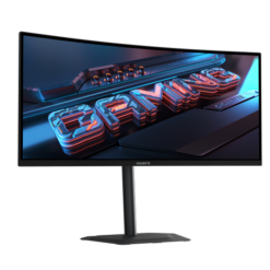Alternative view of מסך קעור Gigabyte G34WQC2 VA WQHD 3440X1440 1ms 200Hz Speakers