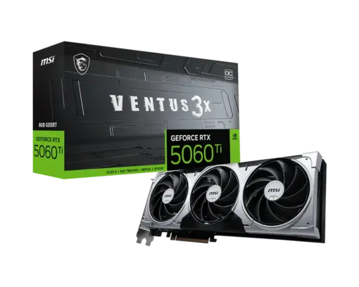 כרטיס מסך RTX 5060 Ti 8G VENTUS 3X OC 4711377337649