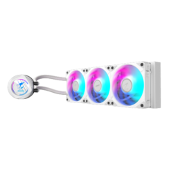 Alternative view of נוזלי משולש לבן Gigabyte AORUS WATERFORCE II 360 ICE 360mm ARGB