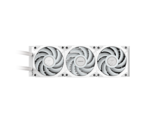 נוזלי משולש לבן Gigabyte AORUS WATERFORCE II 360 ICE 360mm ARGB