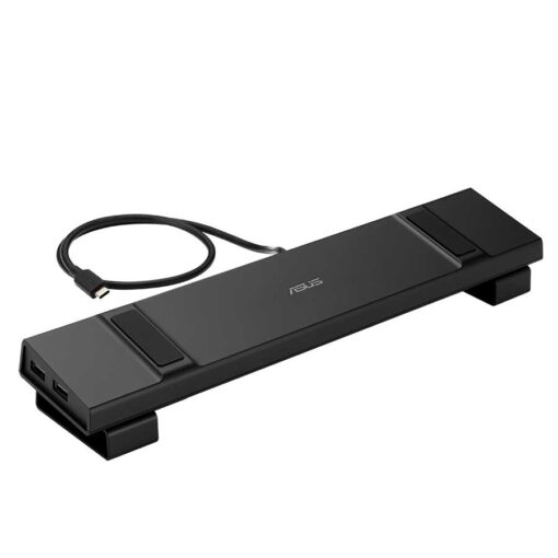ASUS DC310 USB-C Stand Dock   Dual 4K HDMI™   100W PD   4x USB-A   USB-C   RJ45   Audio   Ergo Stand