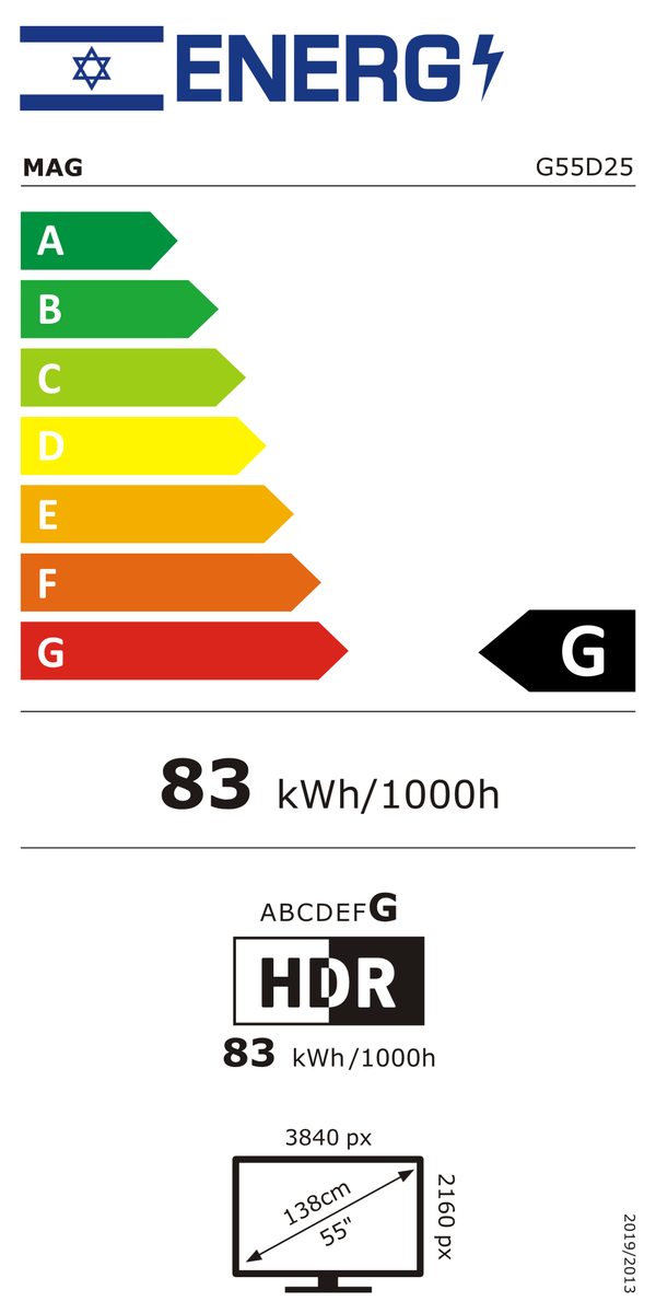 MAG 55 LED SMART TV Powered by GOOGLE TV G55D25 – תמונה 7