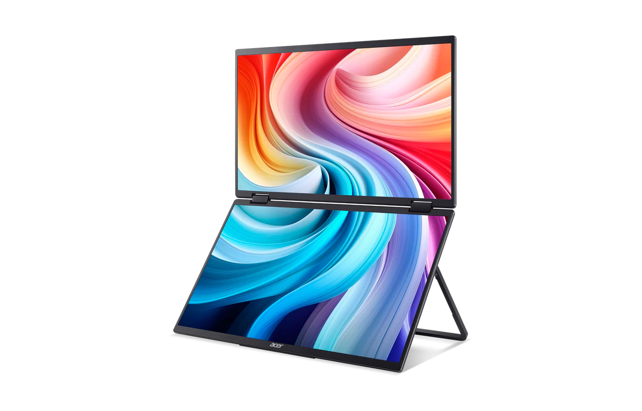 Acer 15.6W PD163QTbmiuux Dual Portable|Touch|IPS|1YR