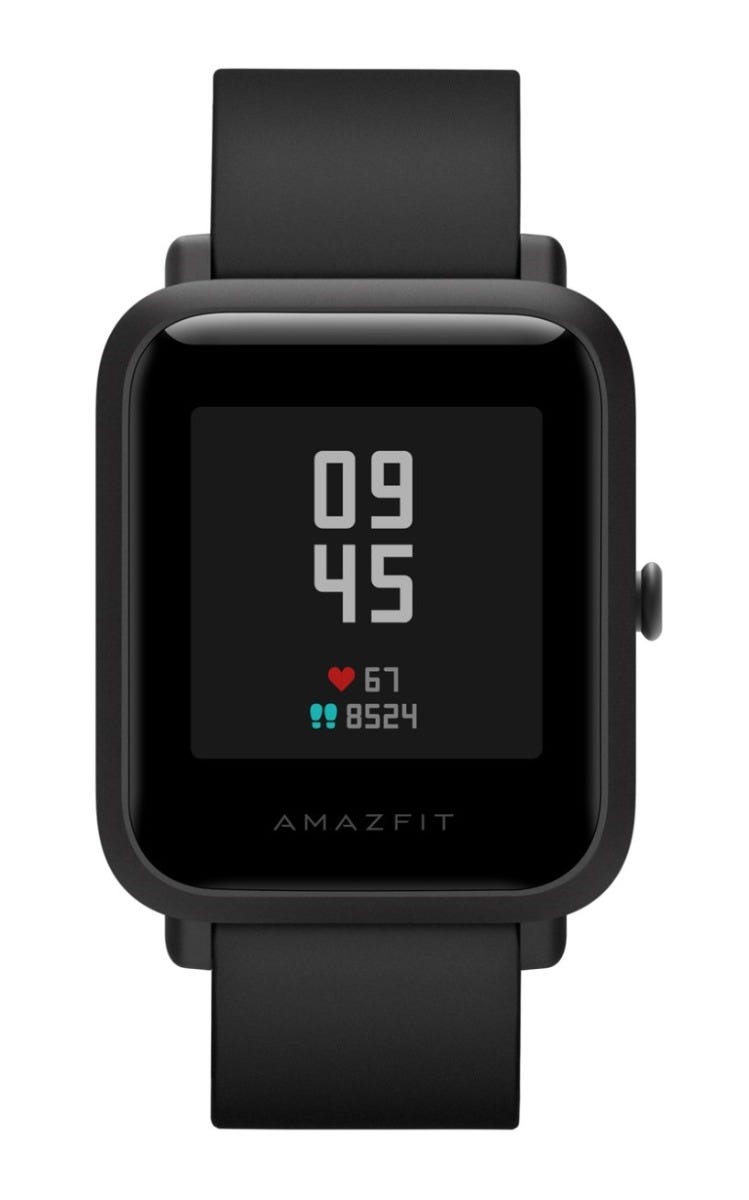 שעון חכם Amazfit דגם BIP S בצבע Carbon Black