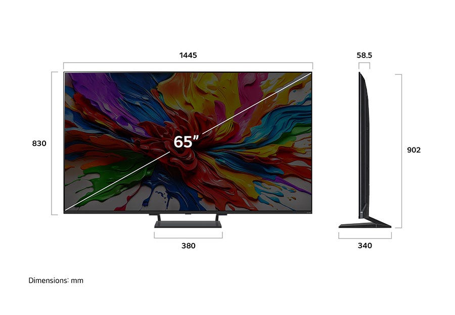 טלוויזיה 65 חכמה LG QNED MiniLED ברזולוציית 4K דגם: 65QNED93A6A – תמונה 5