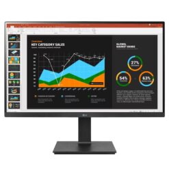 מסך מחשב ''27 QHD IPS תומך HDR10 תוצרת LG דגם: 27BQ75QB-B