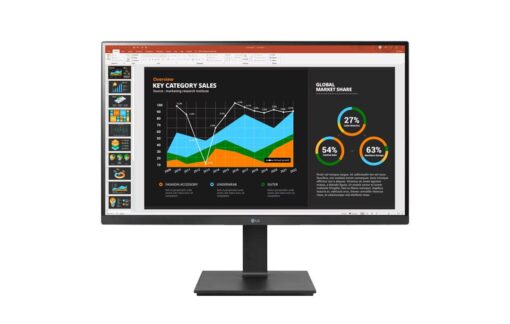 מסך מחשב ''27 QHD IPS תומך HDR10 תוצרת LG דגם: 27BQ75QB-B