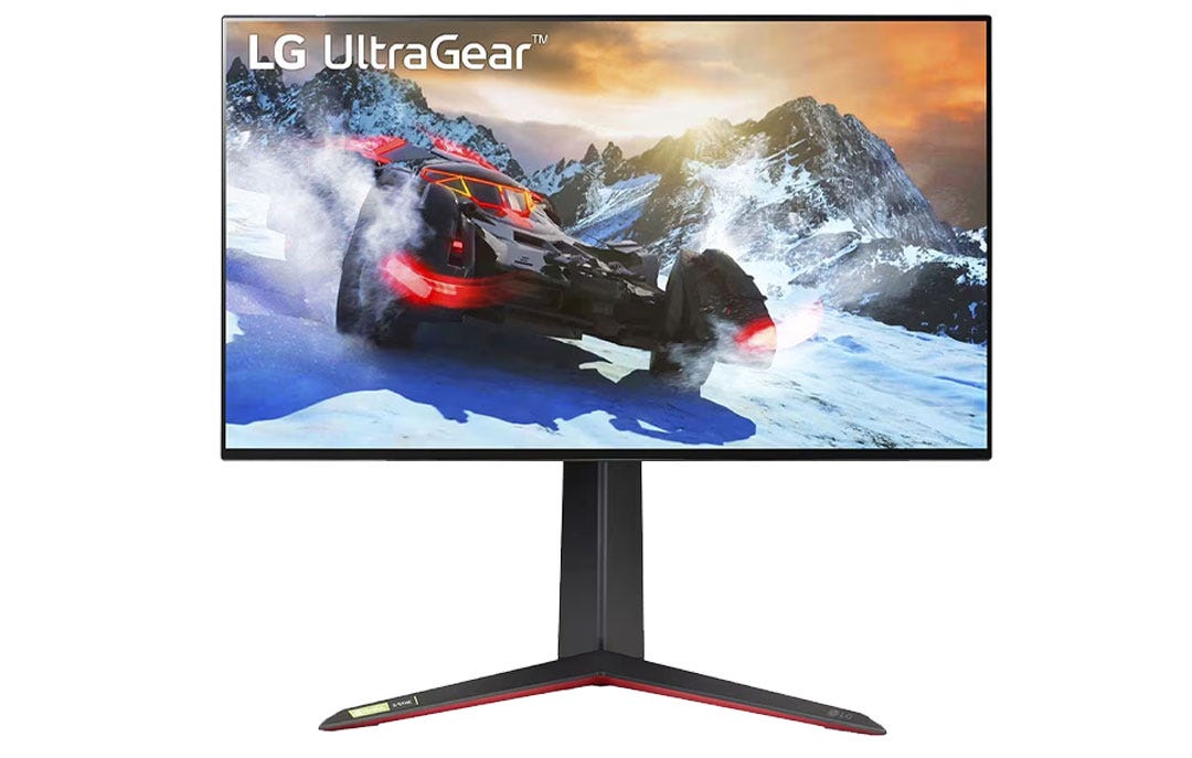 מסך מחשב גיימינג מקצועי 27 מסדרת ה- ™LG UltraGear תומך G-SYNC דגם: 27GP95R-B