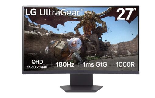 מסך מחשב 27 גיימינג קעור UltraGear™ QHD תוצרת LG דגם: 27GS60QC-B