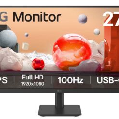מסך מחשב ''27 Full HD 100hz IPS ביחס 16:9 עם חיבור ™USB Type-C תוצרת LG דגם: 27MS530B-B