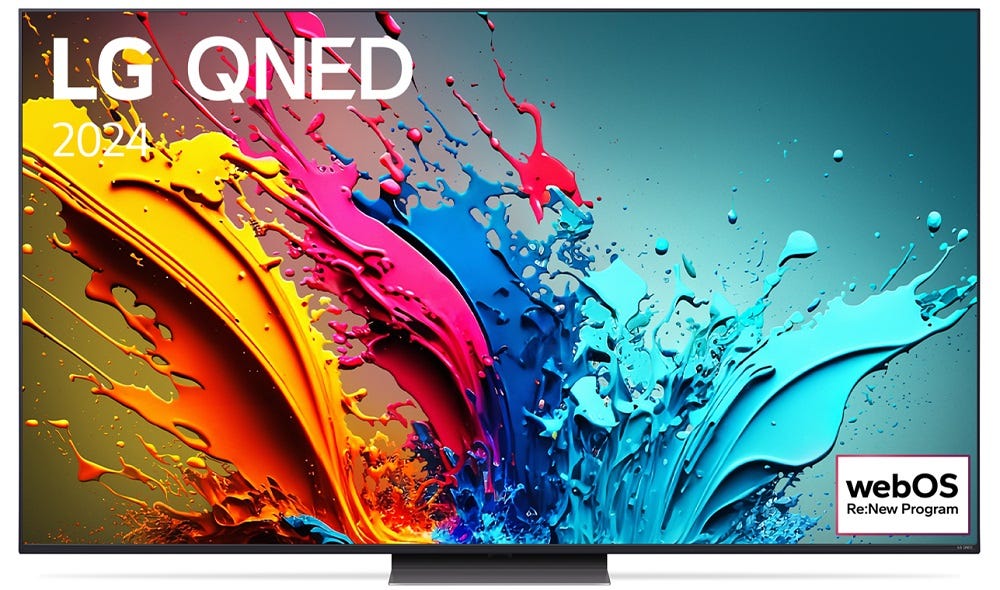 טלוויזיה 86 חכמה LG QNED ברזולוציית 4K דגם: 86QNED86T6A מתצוגה