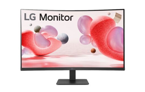 מסך 31.5 Full HD קעור עם ™AMD FreeSync תוצרת LG דגם: 32MR50C-B