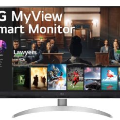 מסך מחשב 32 חכם LG MyView , 4K UHD עם webOS תוצרת LG דגם: 32SQ700S-W