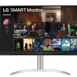 מסך מחשב חכם 32 4K UHD עם webOS תוצרת LG דגם: 32SQ730S-W