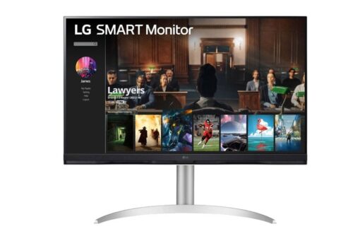 מסך מחשב חכם 32 4K UHD עם webOS תוצרת LG דגם: 32SQ730S-W