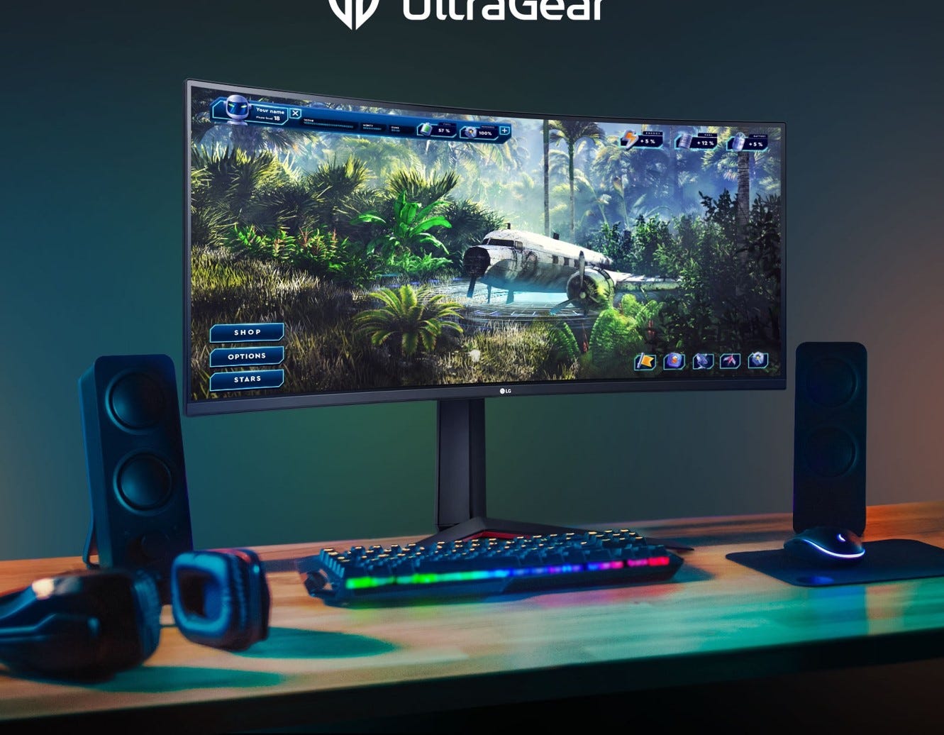 מסך מחשב ''34 גיימינג UltraGear™ WQHD תוצרת LG דגם: 34GP63AP-B – תמונה 7