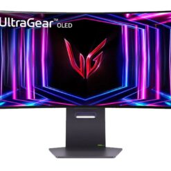 מסך ''34 גיימינג קעור OLED UltraGear™ WQHD תוצרת LG דגם: 34GS95QE-B מתצוגה