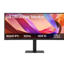 מסך מחשב קעור ''34 UltraWide™ WQHD IPS תוצרת LG דגם: 34U650A-B