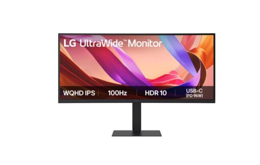 מסך מחשב קעור ''34 UltraWide™ WQHD IPS תוצרת LG דגם: 34U650A-B
