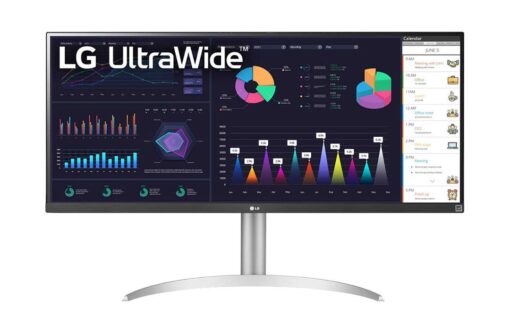 מסך מחשב מקצועי 34 UltraWide® Full HD IPS 100Hz תוצרת LG דגם: 34WQ650-W