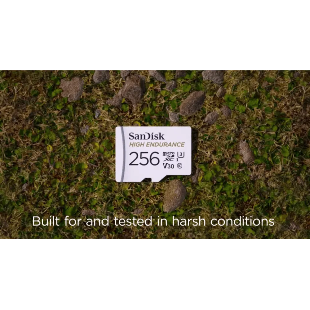 כרטיס זיכרון SanDisk High Endurance microSD בנפח 64GB