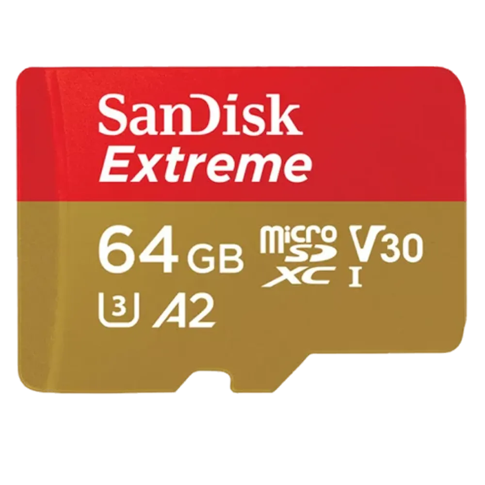 כרטיס זיכרון S.D EX MICRO 4K 170S מבית SANDISK בנפח 64GB