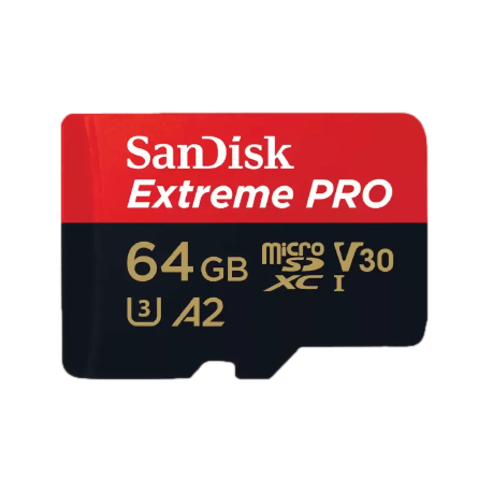 כרטיס זיכרון MICRO S.D EX 4K 200S מבית SANDISK בנפח 64GB
