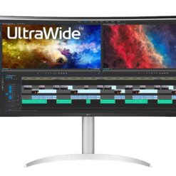 מסך מחשב ''38 קעור UltraWide QHD IPS עם USB Type C תומך FreeSync תוצרת LG דגם: 38WP85CP-W