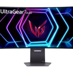 מסך ''39 גיימינג קעור OLED 240Hz UltraGear™ WQHD תוצרת LG דגם: 39GS95QE-B