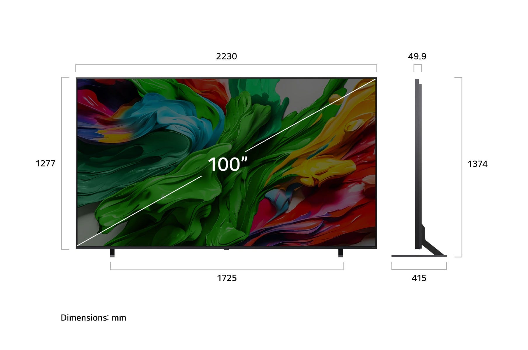 טלוויזיה 100 חכמה LG QNED ברזולוציית 4K דגם: 100QNED86A6A – תמונה 5