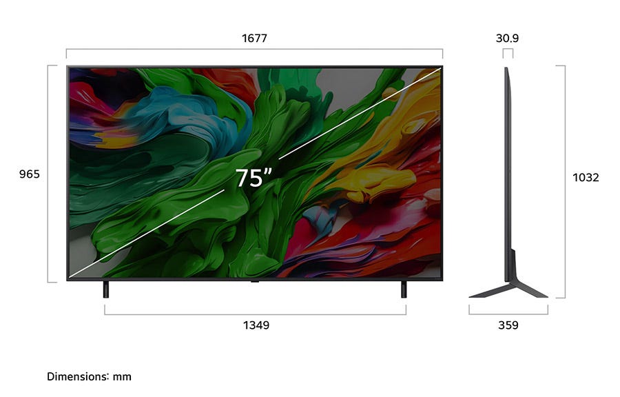 טלוויזיה 75 חכמה LG QNED ברזולוציית 4K דגם: 75QNED86A6A – תמונה 5