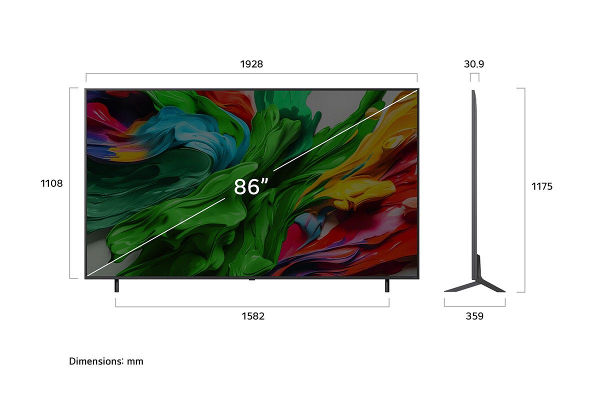 טלוויזיה 86 חכמה LG QNED ברזולוציית 4K דגם: 86QNED86A6A – תמונה 5