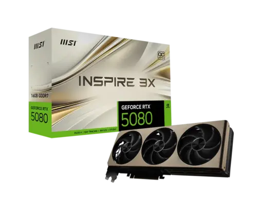 כרטיס מסך RTX 5080 16G INSPIRE 3X OC