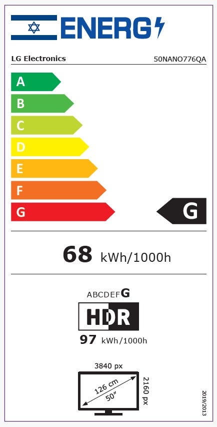 טלוויזיה 50 חכמה LG NANO CELL ברזולוציית 4K דגם: 50NANO776QA – תמונה 6