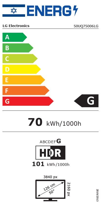 טלוויזיה 50 חכמה LG UHD ברזולוציית 4K דגם: 50UQ75006LG – תמונה 6