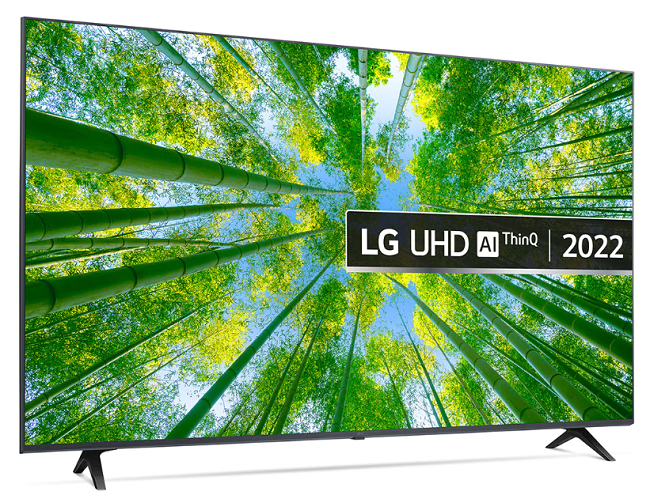 טלוויזיה 55 חכמה LG UHD ברזולוציית 4K דגם: 55UQ80006LD מתצוגה – תמונה 3