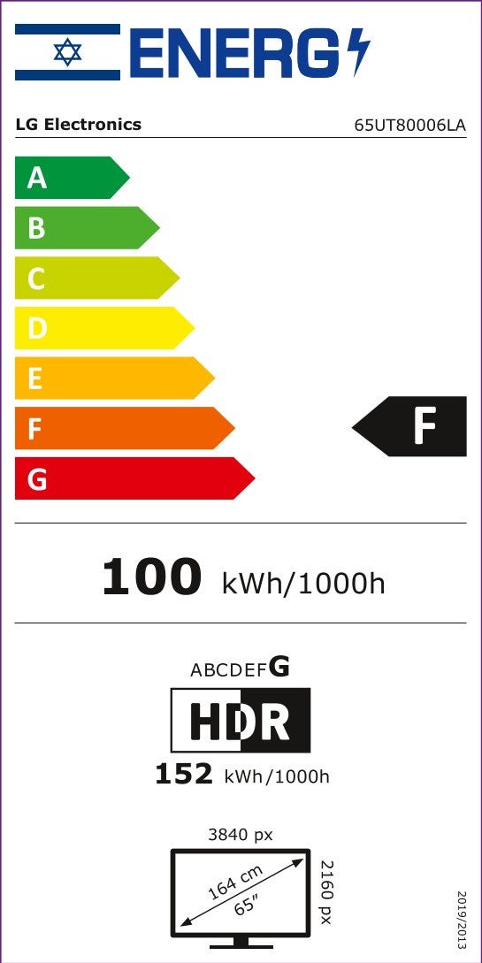 טלוויזיה 65 חכמה LG UHD ברזולוציית 4K דגם: 65UT80006LB – תמונה 7