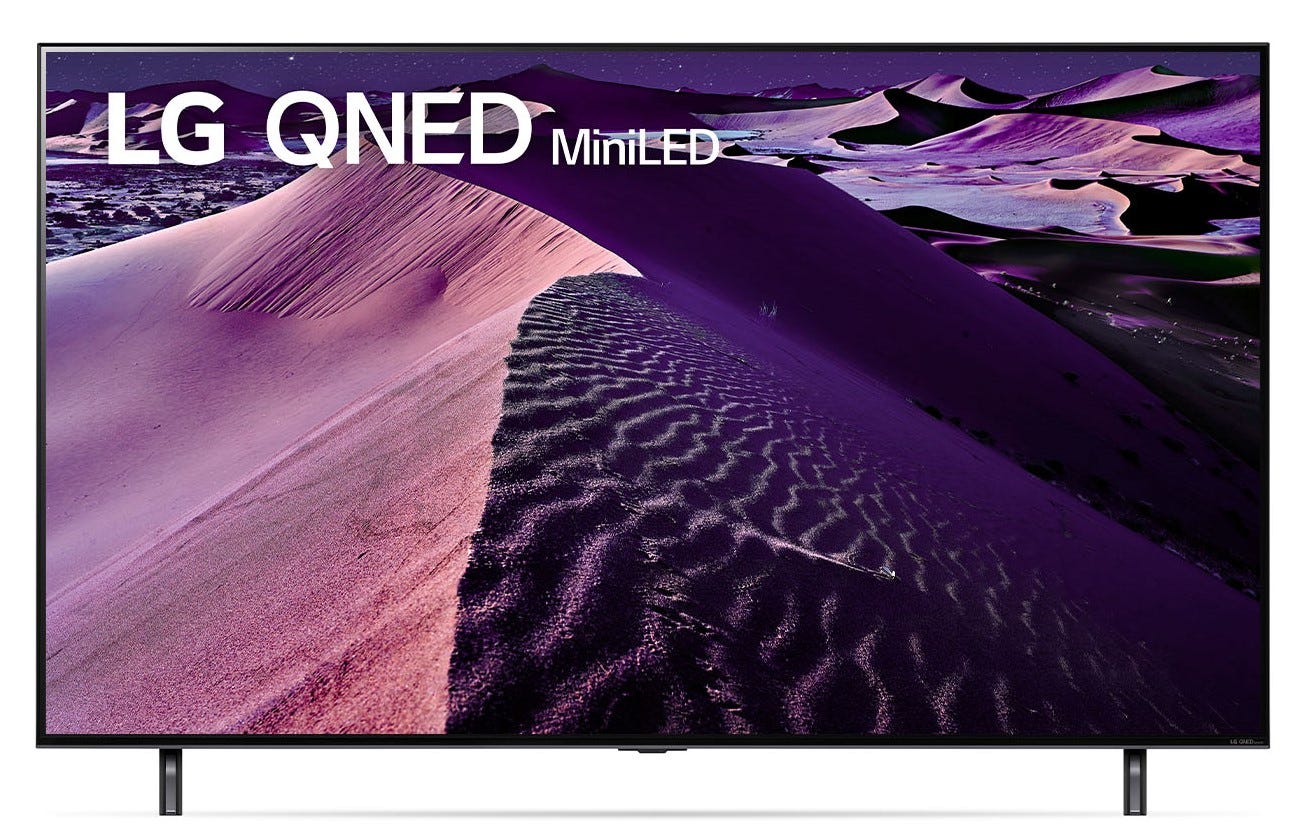 טלוויזיה 65 חכמה LG QNED ברזולוציית 4K דגם: 65QNED866QA מתצוגה