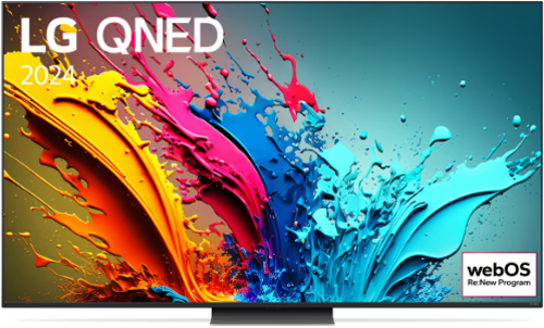 טלוויזיה 75 חכמה LG QNED ברזולוציית 4K דגם: 75QNED86T6A מתצוגה