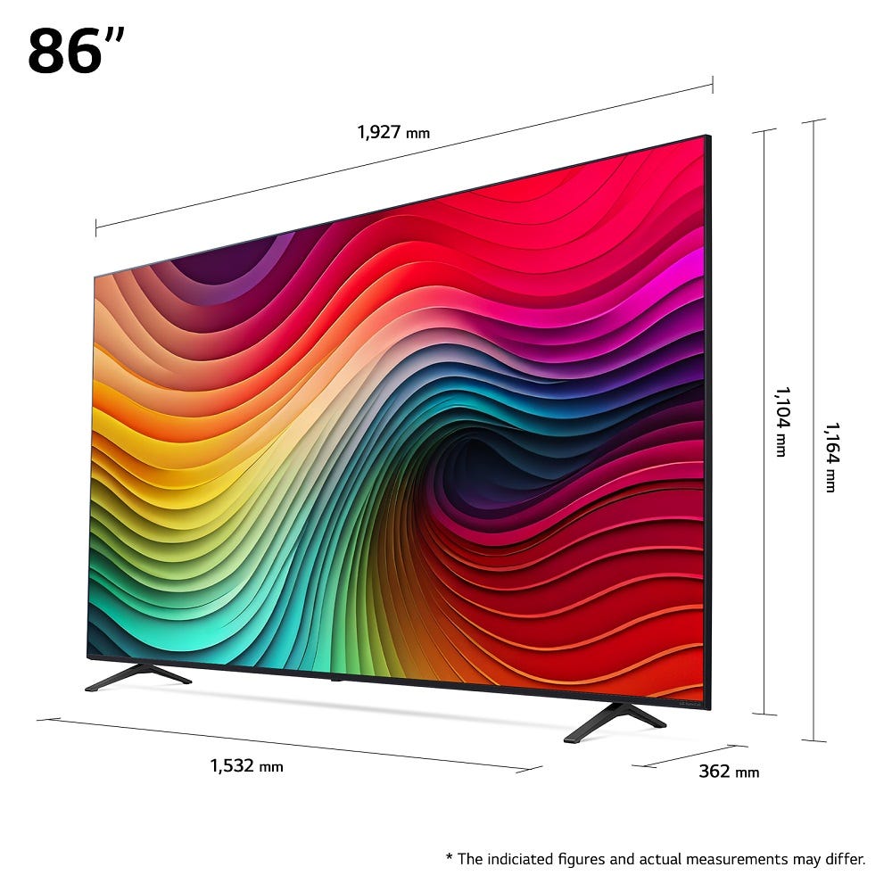 טלוויזיה 86 חכמה LG NANO CELL ברזולוציית 4K דגם: 86NANO81T6A – תמונה 4